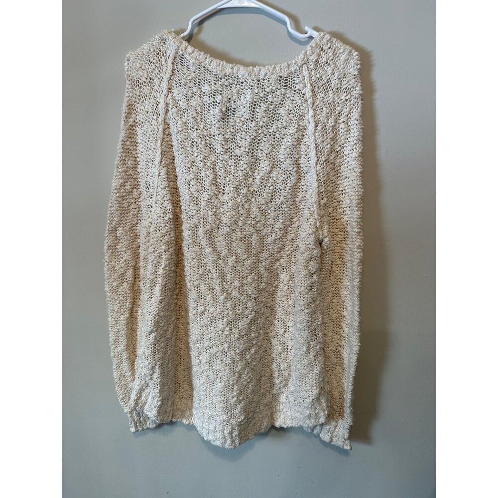 Abercrombie Women's Baggy Cable Knit Pullover Sweater - L - Picture 3 of 7